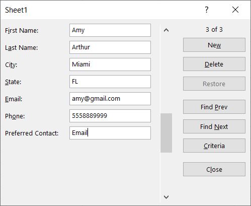 How to Create a Data Entry Form in Microsoft Excel