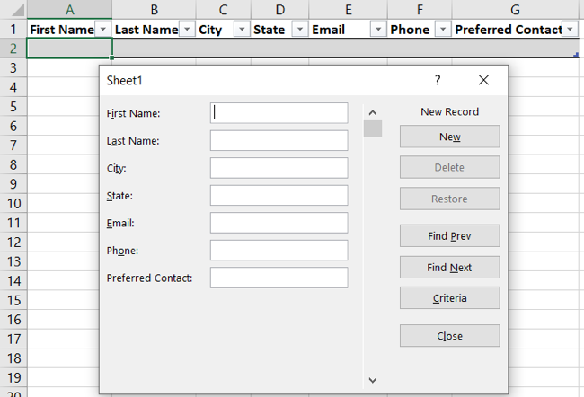 Input Section Excel How to Create a Data Entry Form in Microsoft Excel
