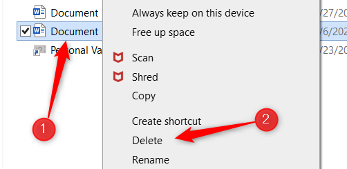 How to Delete Files and Folders in Microsoft OneDrive