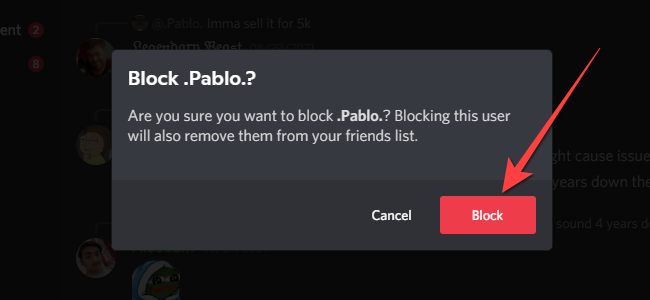 How to Block or Unblock People on Discord