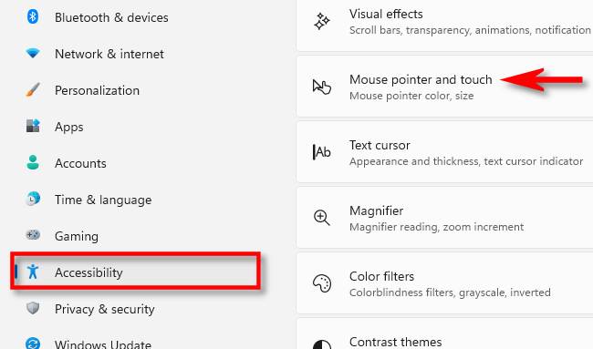 How to Change Mouse Pointer Size and Style in Windows 11