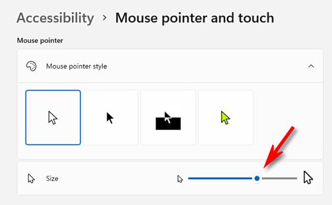 How to Change Mouse Pointer Size and Style in Windows 11