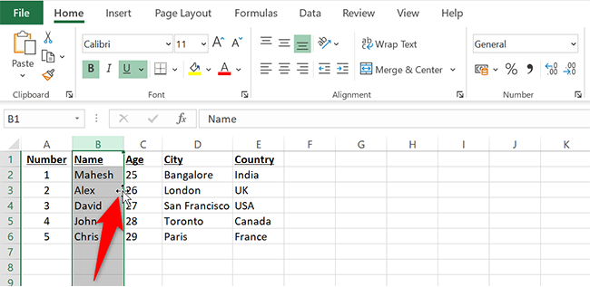 How to Move Columns and Rows in Microsoft Excel