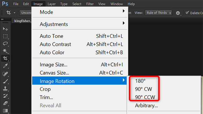 How to Rotate an Image in Adobe Photoshop