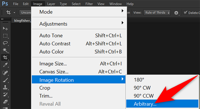 How to Rotate an Image in Adobe Photoshop