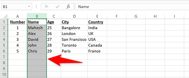 How to Move Columns and Rows in Microsoft Excel