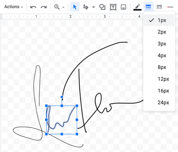 How to Insert a Handwritten Signature in Google Docs