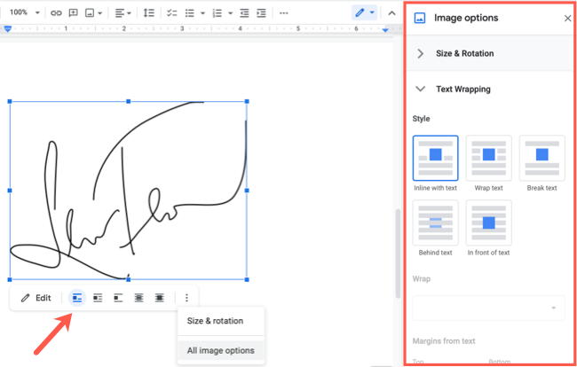 Signature Example A Google Docs How to Insert a Handwritten Signature in Google Docs