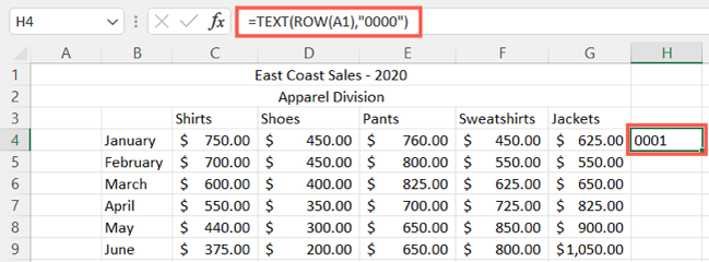 How to Number Rows in Microsoft Excel