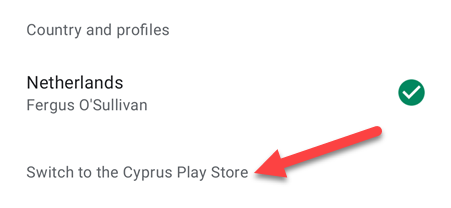 How to Change Country or Region in the Google Play Store