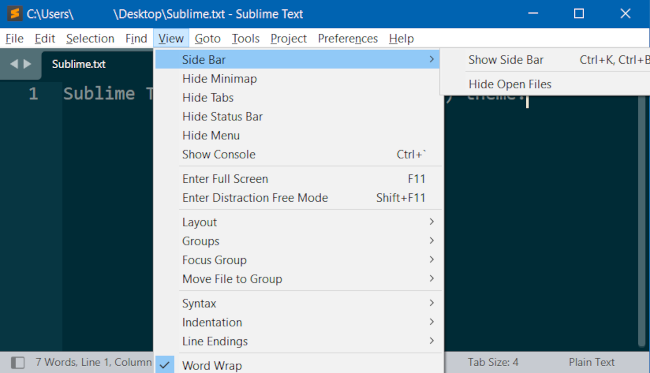 Sublime Menu Why Sublime Text Is Great For Writers, Not Just Programmers