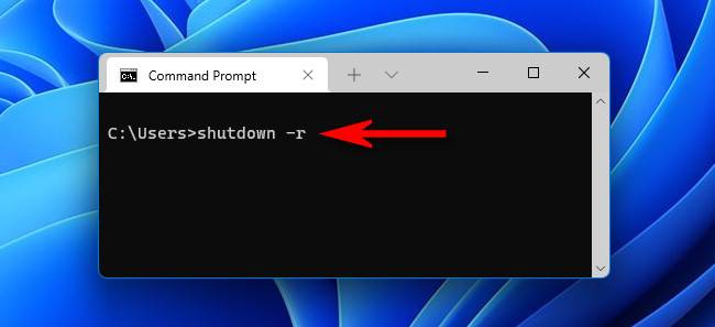 How to Restart a Windows 11 PC