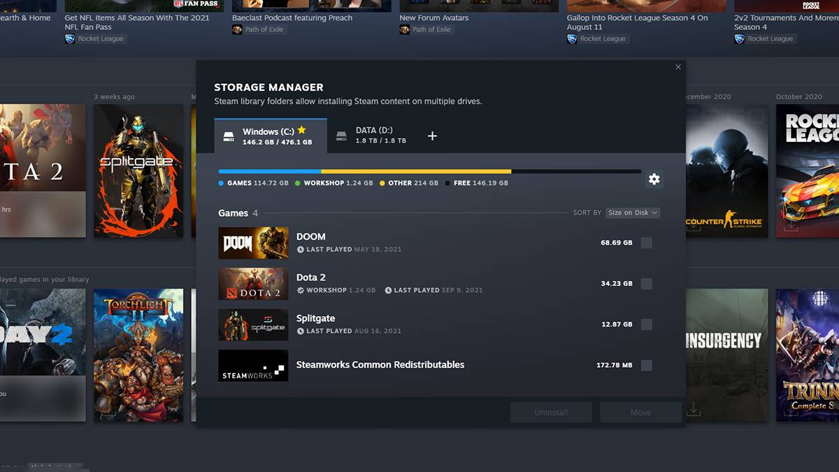 Steam's New Storage Management Tools Look Awesome