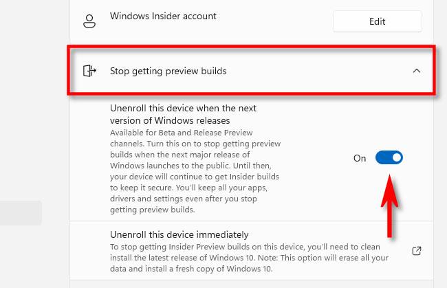 How to Switch From Insider to Stable Builds of Windows 11