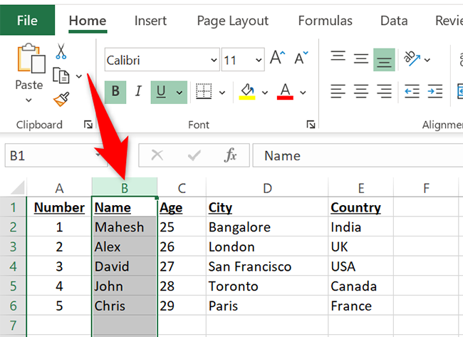 How to Alphabetize Data in Microsoft Excel