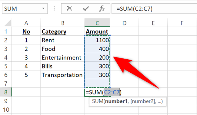 How to Add Numbers in Microsoft Excel