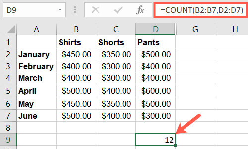 How to Count Cells in Microsoft Excel
