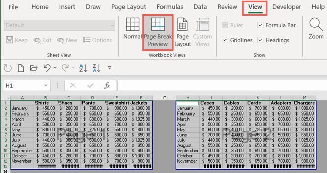How to Set the Print Area in Microsoft Excel