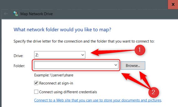 Map Network Drive Automatically How to Map a Network Drive on Windows 10