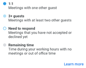 Get Insights on How You Spend Your Time in Google Calendar