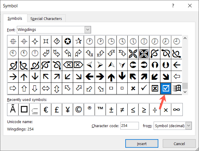 How to Insert a Check Mark in Microsoft Excel