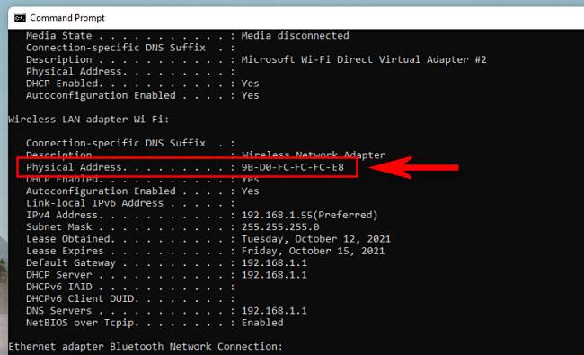 How to Find Your MAC Address on Windows 10 or 11