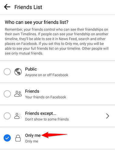 How to Hide Your Friends List on Facebook