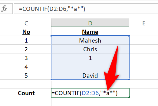 How to Count Cells With Text in Microsoft Excel