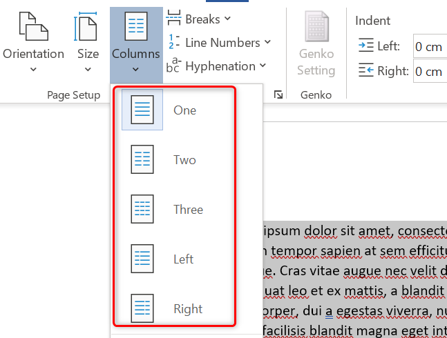 How to Make Columns in Microsoft Word
