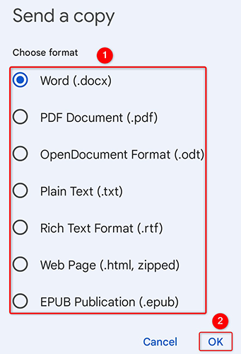 How to Email a Google Doc
