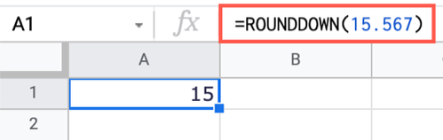 How to Round Numbers in Google Sheets
