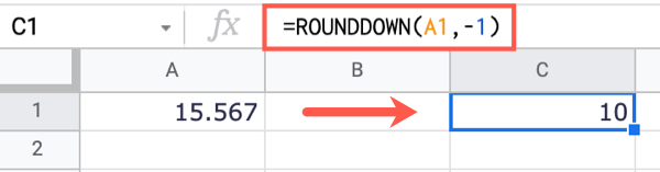 How to Round Numbers in Google Sheets