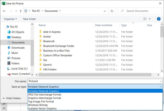 How to Save a Chart as an Image in Microsoft Excel