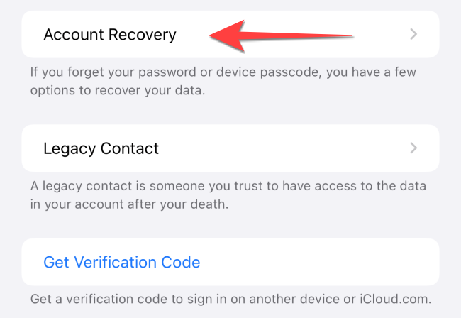 Recovery Code Contact Menu How to Set Up a Recovery Contact on iPhone, iPad, and Mac