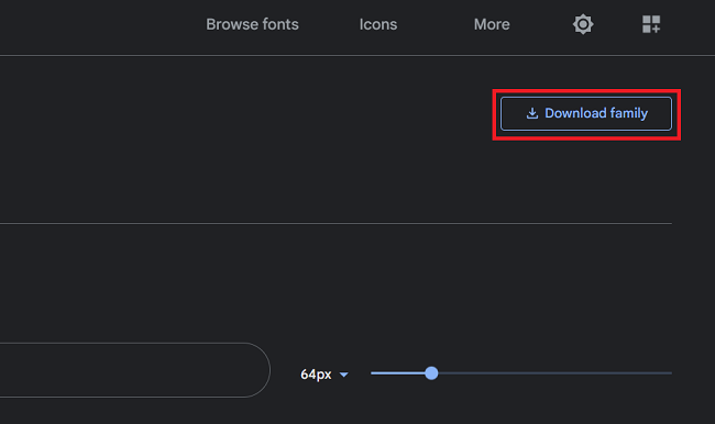 download google fonts archive
