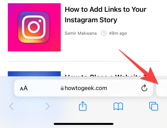 How to Switch Between Tabs in Safari on iPhone