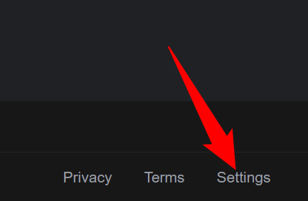 Click "Settings" at the bottom of Google.