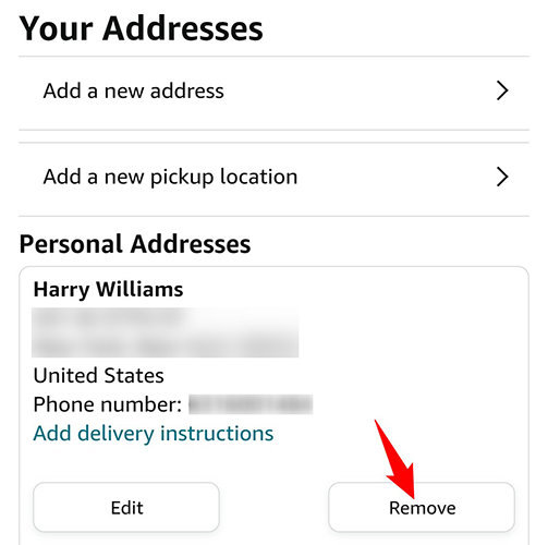 Parcel Address Remove How to Delete an Address on Amazon