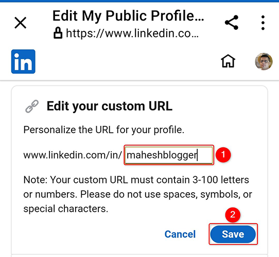 How to Change Your LinkedIn Profile URL