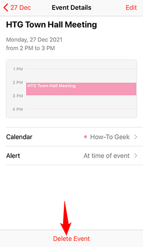 How to Delete Calendar Events on iPhone
