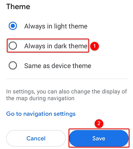 How to Enable Dark Mode in Google Maps on Android
