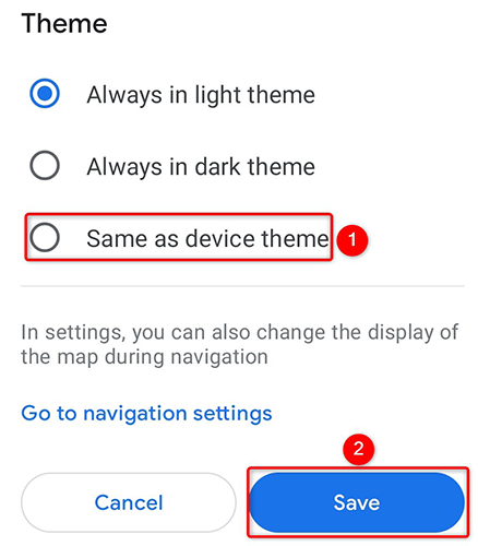 How to Enable Dark Mode in Google Maps on Android