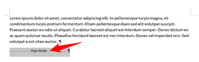 How to Insert a Page Break in Microsoft Word