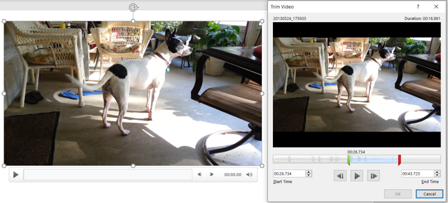 Edit a trimmed video