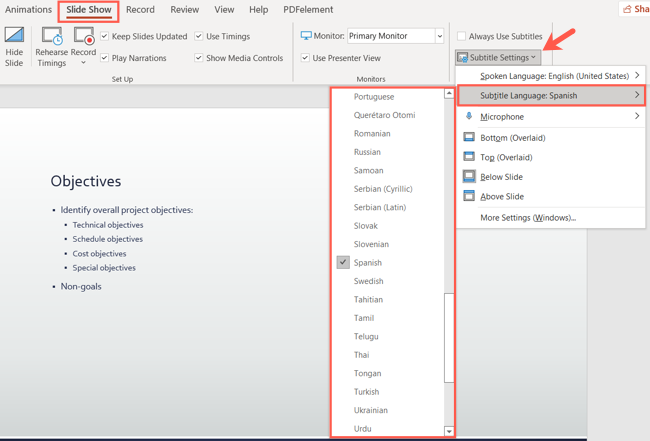 How to Set Up and Use Subtitles in Microsoft PowerPoint
