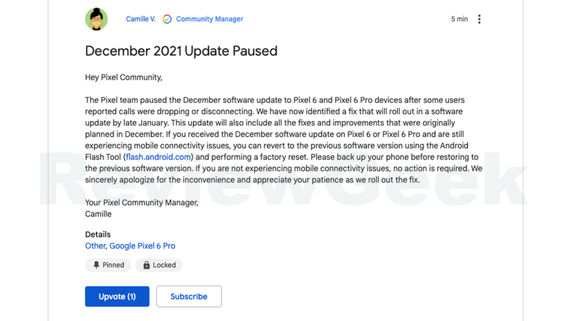 [Updated] Google Accidentally Confirms the Pixel 6 December Update Is ...