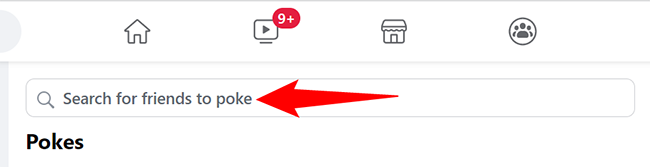 Find a friend to poke.