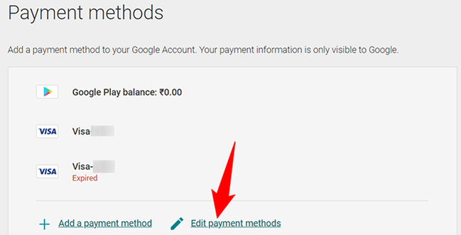 How Do You Delete A Payment Method On Google Play