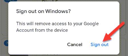 How to Sign Out of Only One Google (Gmail) Account