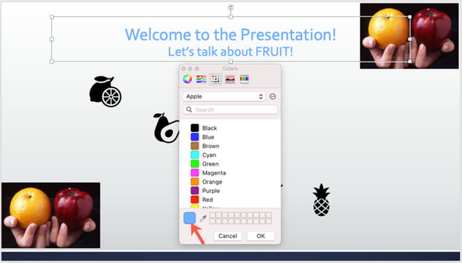 How to Match Colors With the Eyedropper in Microsoft PowerPoint